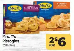 Tony’s Fresh Market Mrs. T's Pierogies offer
