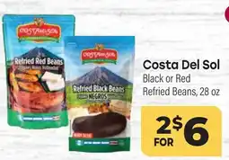 Tony’s Fresh Market Costa Del Sol Black or Red Refried Beans offer