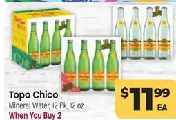 Tony’s Fresh Market Topo Chico offer