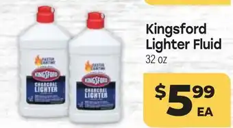 Tony’s Fresh Market Kingsford Lighter Fluid offer