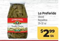 Tony’s Fresh Market La Preferida Sliced Nopalitos offer