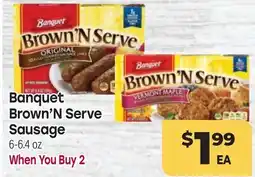 Tony’s Fresh Market Banquet Brown'N Serve Sausage offer