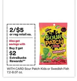 CVS Sour Patch Kids or Swedish Fish offer