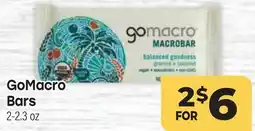 Tony’s Fresh Market GoMacro Bars offer