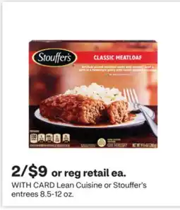 CVS Lean Cuisine or Stouffer's entrees offer