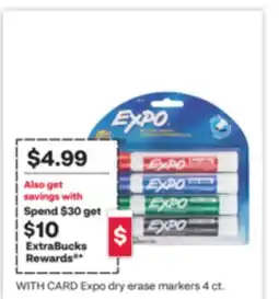 CVS BIC Wite • out or mechanical pencils Expo dry erase markers offer