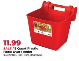 Runnings Little Giant 15 Quart Plastic Hook Over Feeder offer
