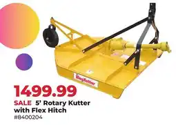 Runnings 5' Rotary Kutter with Flex Hitch offer