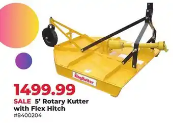 Runnings 5' Rotary Kutter with Flex Hitch offer