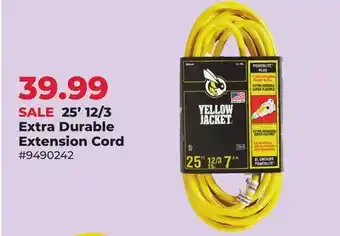 Runnings 25' 12/3 Extra Durable Extension Cord offer