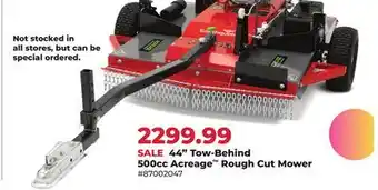 Runnings 44 Tow-Behind 500cc Acreage Rough Cut Mower offer