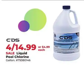 Runnings Liquid Pool Chlorine offer