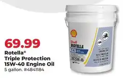 Runnings Shell Rotella Triple Protection 15W-40 Engine Oil offer