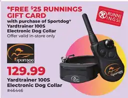 Runnings Sportdog Yardtrainer 100S Electronic Dog Collar offer