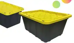 Runnings Edge Plastics 17 Gallon Tough Box Tote with Snap Lid offer