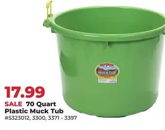 Runnings Little Giant 70 Quart Plastic Muck Tub offer