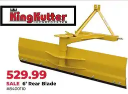 Runnings King Kutter 6' Rear Blade offer