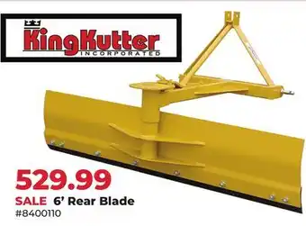 Runnings King Kutter 6' Rear Blade offer