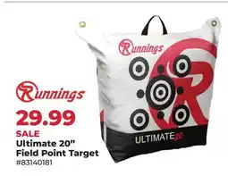 Runnings Ultimate 20 Field Point Target offer