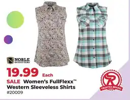 Runnings Noble Outfitters Women's FullFlexx Western Sleeveless Shirts offer