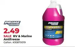 Runnings Prime Guard RV & Marine Antifreeze offer