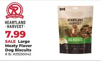 Runnings Heartland Harvest Large Meaty Flavor Dog Biscuits offer