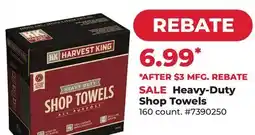 Runnings Harvest King Heavy-Duty Shop Towels offer