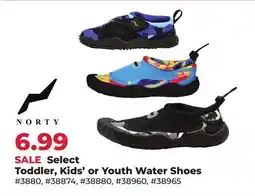 Runnings Select Norty Toddler, Kids' or Youth Water Shoes offer