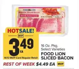 Food Lion Food Lion Sliced Bacon offer