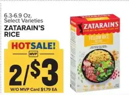 Food Lion Zatarain's Rice offer