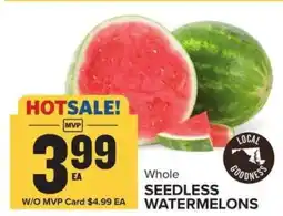 Food Lion Whole Seedless Watermelons offer