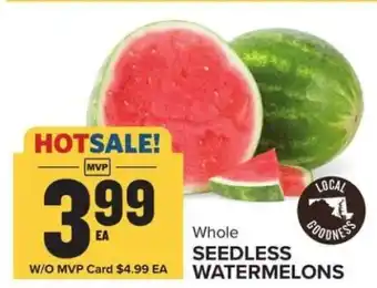 Food Lion Whole Seedless Watermelons offer