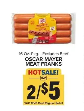 Food Lion Oscar Mayer Meat Franks offer