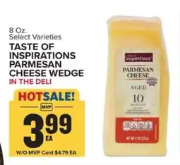 Food Lion TASTE OF INSPIRATIONS PARMESAN CHEESE WEDGE offer