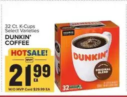 Food Lion Dunkin' Coffee offer
