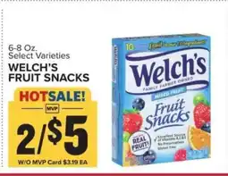 Food Lion Welch's Fruit Snacks offer