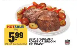 Food Lion Beef Shoulder Roast or Sirloin Tip Roast offer