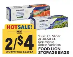 Food Lion Food Lion Storage Bags offer