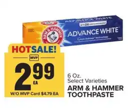 Food Lion Arm & Hammer Toothpaste offer