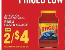 Food Lion Ragú Pasta Sauce offer