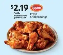 Aldi Tyson Fresh Chicken Wings offer