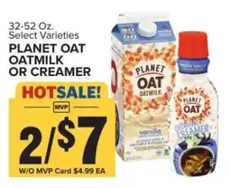 Food Lion Planet Oat Oatmilk or Creamer offer