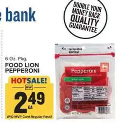 Food Lion Food Lion Pepperoni offer