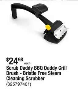 The Home Depot Scrub Daddy BBQ Daddy Grill Brush - Bristle Free Steam Cleaning Scrubber offer