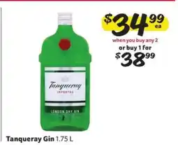 Winn Dixie Tanqueray Gin offer