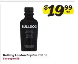Winn Dixie Bulldog London Dry Gin offer