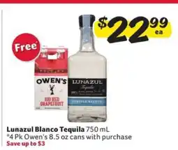 Winn Dixie Lunazul Blanco Tequila offer