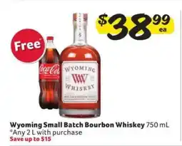 Winn Dixie Wyoming Small Batch Bourbon Whiskey offer