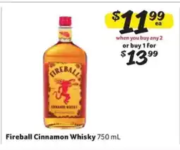 Winn Dixie Fireball Cinnamon Whisky offer