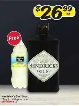 Winn Dixie Hendrick's Gin offer